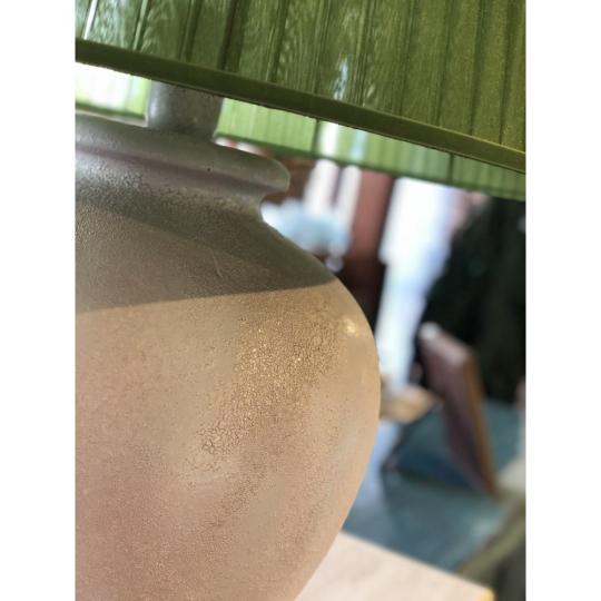 asztal lampa asztali rusztikus nagymeretu mediterran fenyes elegans klasszikus kulonleges magas ernyos iroda nappali dolgozo szoba zold feher lameridiana lakberendezes.jpg